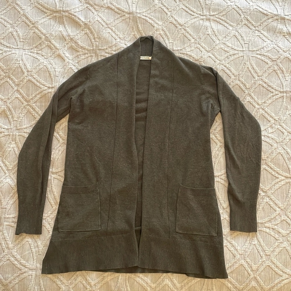 Charcoal cardigan ☕️